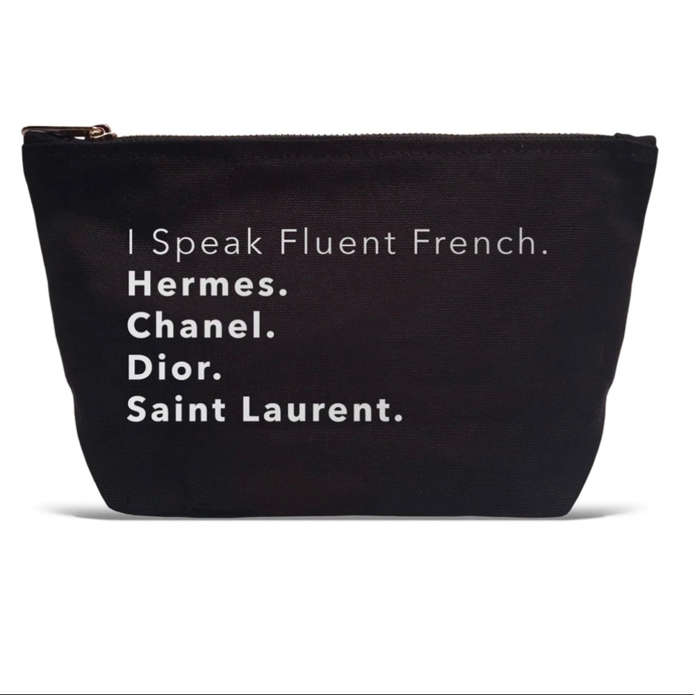 LA | TC POUCH - Fluent French, 100% Cotton NWT